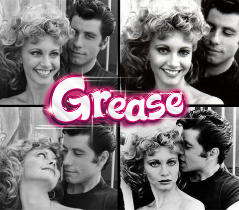 GREASE BLACK WHITE