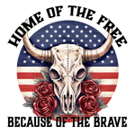 HOME OF THE FREE SKULL