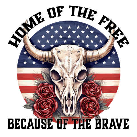 HOME OF THE FREE SKULL