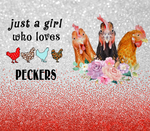 CHICKEN GIRL WHO LOVES PECKERS