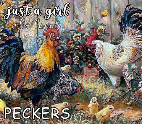 CHICKEN GIRL LOVES PECKERS