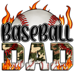 BASEBALL DAD FLAMES