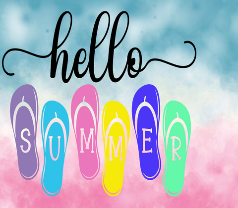 HELLO SUMMER FLIP FLOPS