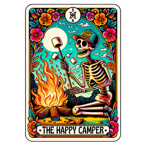 SKELETON HAPPY CAMPER