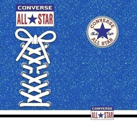 CONVERSE BLUE GLITTER