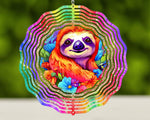 SLOTH WIND SPINNER TRANSFER 10"
