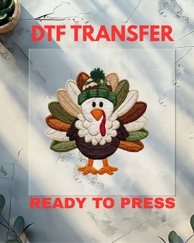 Thanksgiving turkey - DTF Transfer - Ready to Press (Copy)