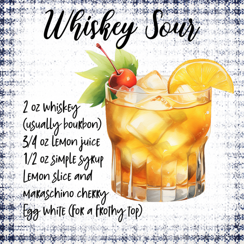 WHISKEY SOUR RECIPE