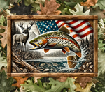 HUNTING FISHING FRAME