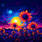 Sunflower sunset