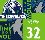 MINNESOTA TIMBERWOLVES TOWNS 32