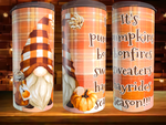 gnome pumpkins bonfires