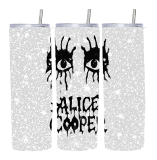 alice cooper silver glitter