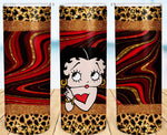 Betty Boop gold leopard