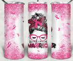 breast cancer warrior pointy glasses