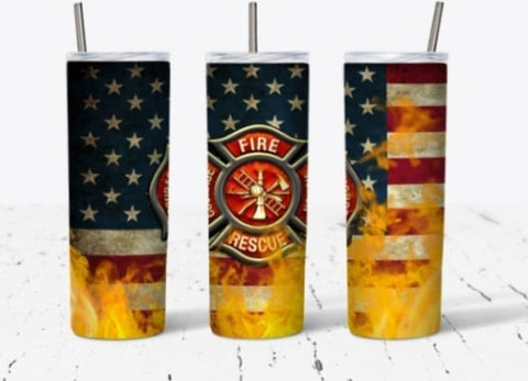 firefighter logo fire