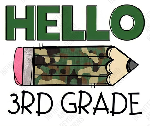 grade 3 camo pencil