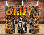 kiss sunflower leopard