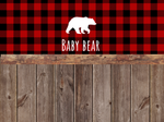 baby bear plaid