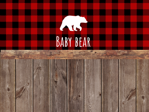 baby bear plaid