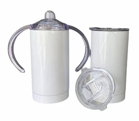 Sublimation Sippy Cup with dual lids