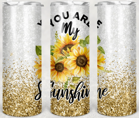 you are my sunshine glitter